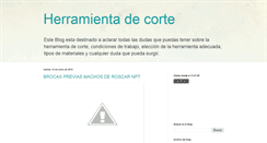 Desktop Screenshot of herramientacorte.blogspot.com