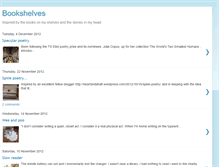 Tablet Screenshot of abookuponmyshelf.blogspot.com