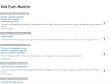 Tablet Screenshot of notevenmodern.blogspot.com