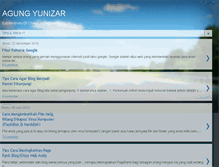 Tablet Screenshot of agungyunizar.blogspot.com