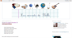 Desktop Screenshot of lescarnetsdephilli.blogspot.com