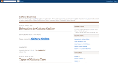 Desktop Screenshot of gaharubiz.blogspot.com