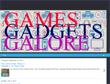 Tablet Screenshot of gamesgadgetsgalore.blogspot.com