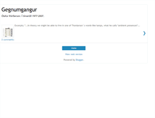Tablet Screenshot of gegnumgangur-passage.blogspot.com