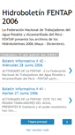 Mobile Screenshot of hidroboletinfentap2006.blogspot.com