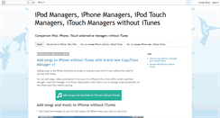 Desktop Screenshot of ipodmanagers.blogspot.com