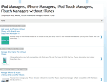 Tablet Screenshot of ipodmanagers.blogspot.com