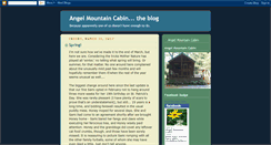 Desktop Screenshot of angelmtncabin.blogspot.com