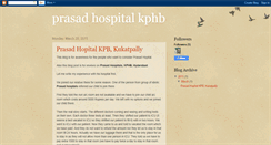 Desktop Screenshot of prasad-hospital-kphb.blogspot.com