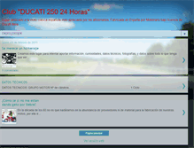 Tablet Screenshot of ducati25024horas.blogspot.com