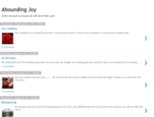 Tablet Screenshot of abounding-joy.blogspot.com