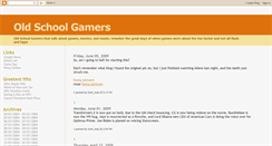 Desktop Screenshot of oldschoolgamers.blogspot.com