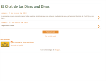 Tablet Screenshot of elchatdelasdivasydivos.blogspot.com