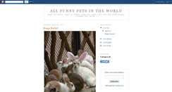 Desktop Screenshot of funnypetscenter.blogspot.com