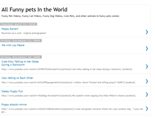 Tablet Screenshot of funnypetscenter.blogspot.com