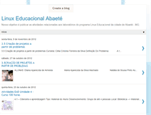 Tablet Screenshot of linuxabaete.blogspot.com
