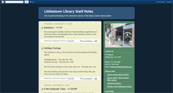 Desktop Screenshot of littlestownlibrary.blogspot.com