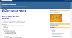 Desktop Screenshot of literarytimeline.blogspot.com