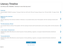 Tablet Screenshot of literarytimeline.blogspot.com