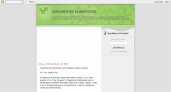 Desktop Screenshot of mejores-suplementos.blogspot.com