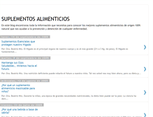 Tablet Screenshot of mejores-suplementos.blogspot.com