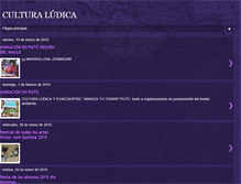Tablet Screenshot of cultura-ludica.blogspot.com
