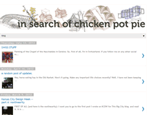 Tablet Screenshot of insearchofchickenpotpie.blogspot.com