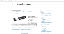 Desktop Screenshot of belkinnwirelessrouters.blogspot.com