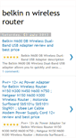 Mobile Screenshot of belkinnwirelessrouters.blogspot.com