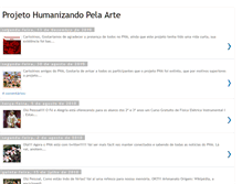 Tablet Screenshot of humanizandopelaarte.blogspot.com