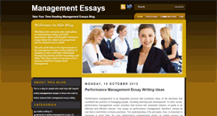 Desktop Screenshot of managementessays.blogspot.com