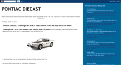 Desktop Screenshot of pontiac-diecast.blogspot.com