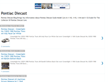 Tablet Screenshot of pontiac-diecast.blogspot.com