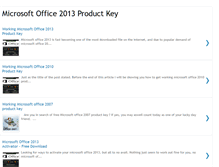 Tablet Screenshot of freemsoffice2013keys.blogspot.com