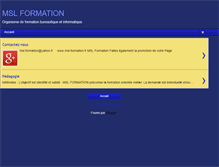 Tablet Screenshot of mslformation.blogspot.com