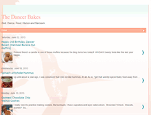 Tablet Screenshot of dancerbakes.blogspot.com