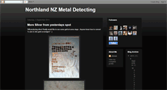 Desktop Screenshot of northlandnewzealandmetaldetecting.blogspot.com