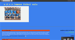 Desktop Screenshot of lemansfutsal.blogspot.com