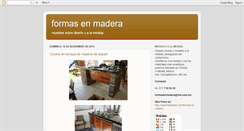 Desktop Screenshot of formasenmadera.blogspot.com