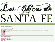 Tablet Screenshot of loschicosdesantafe.blogspot.com