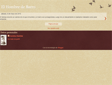 Tablet Screenshot of hombre-de-barro.blogspot.com