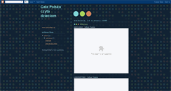 Desktop Screenshot of calapolskaczytadzieciom.blogspot.com