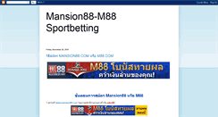 Desktop Screenshot of mansion88-m88.blogspot.com