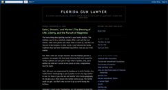 Desktop Screenshot of floridagunlawyer.blogspot.com