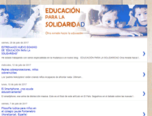 Tablet Screenshot of educacionysolidaridad.blogspot.com