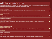 Tablet Screenshot of celticharptuneofthemonth.blogspot.com