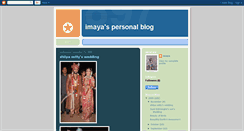 Desktop Screenshot of imaya-m.blogspot.com