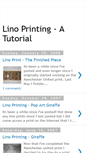 Mobile Screenshot of lino-print-tutorial.blogspot.com