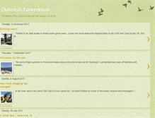 Tablet Screenshot of deborah-lawrenson.blogspot.com