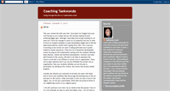 Desktop Screenshot of coachingtaekwondo.blogspot.com